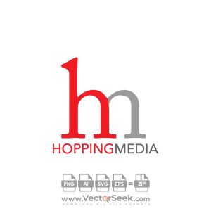 Hopping Media Logo Vector
