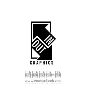 In Out Graphics Logo Vector