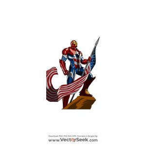 Iron Patriot Logo Vector