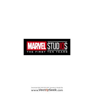 Marvel Studios  The First Ten Years Logo Vector