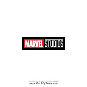 Marvel Studios with Black Background Logo Vector