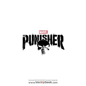 Marvel The Punisher Logo Vector