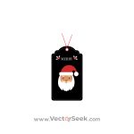 Merry Christmas Santa Tag