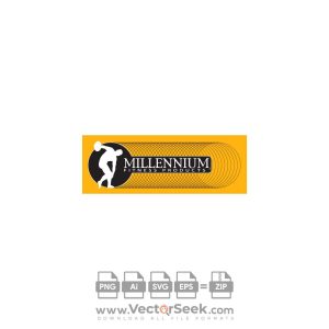 Millennium Fitness Logo Vector