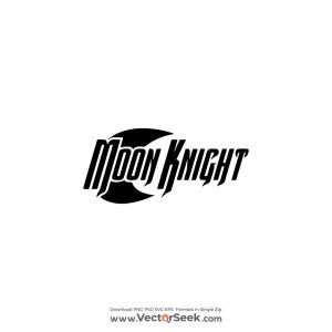 Moon Knight Black Logo Vector
