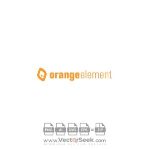Orange Element Logo Vector