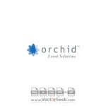 Orchid Event Solutions Logo Vector