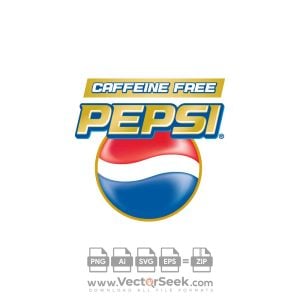Pepsi   Caffeine Free Logo Vector
