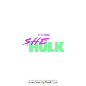 She Hulk Multi Color Logo Vector