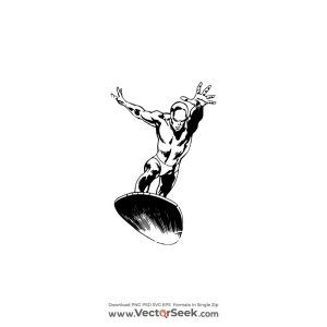 Silver Surfer Logo Vector