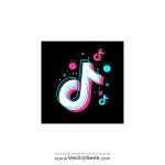 Tiktok 3d Icon Logo Vector