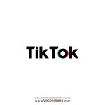 Tiktok with Circular Icon Logo Vector