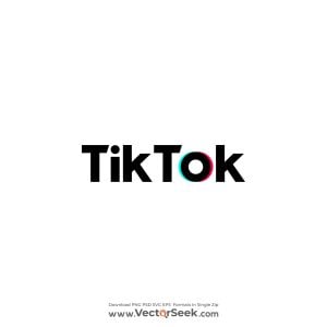 Tiktok with Circular Icon Logo Vector