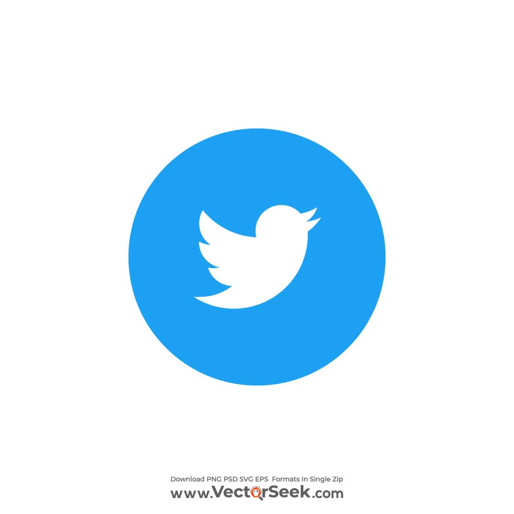 Twitter Icon in Circle Logo Vector - (.Ai .PNG .SVG .EPS Free Download)