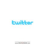 Twitter Letter Logo Vector