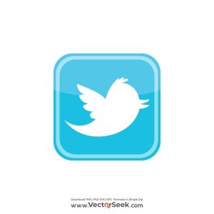 Twitter bird icon Logo Vector