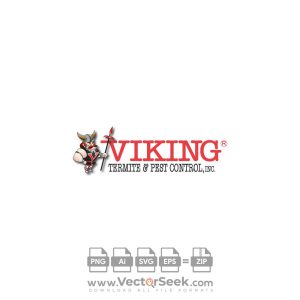 Viking Termite & Pest Control Logo Vector