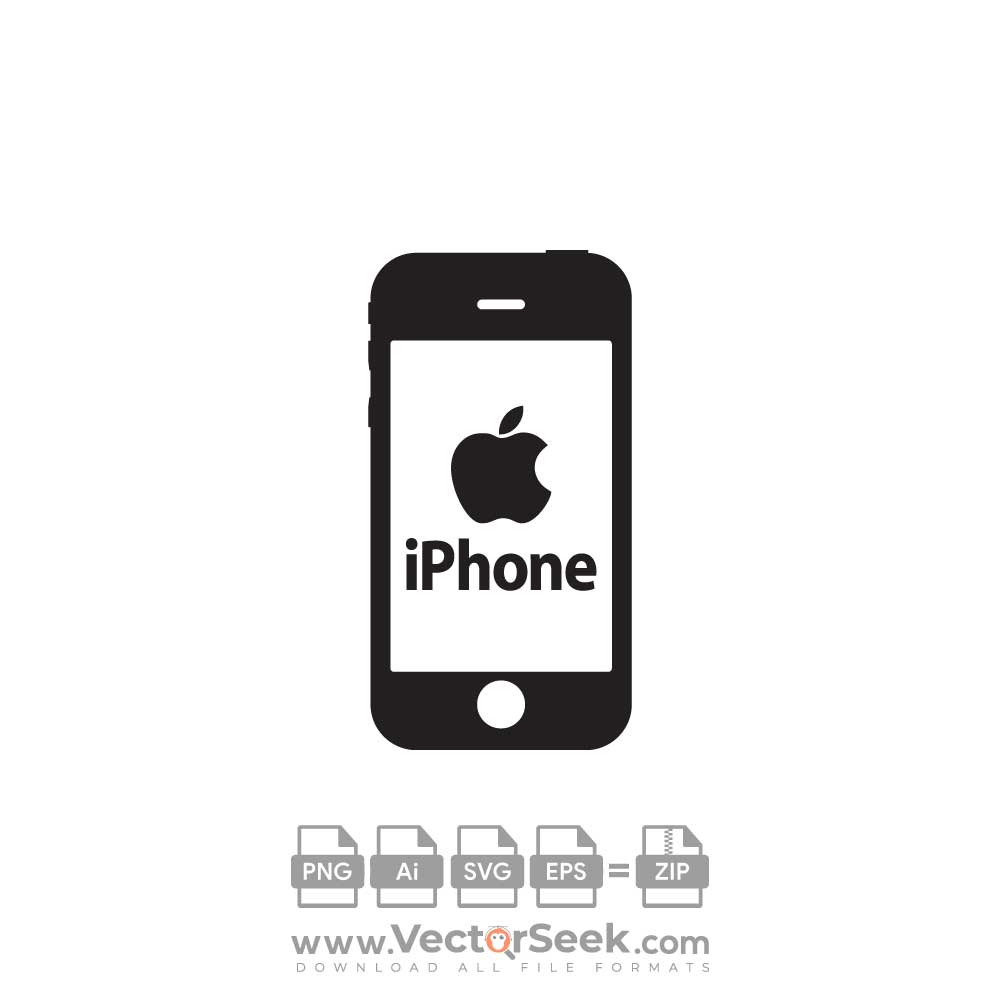 iphone logo vector