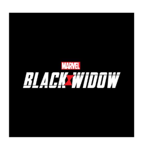 vectorseek Black Widow with Black Background Logo