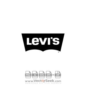 Black Levi's Logo Vector