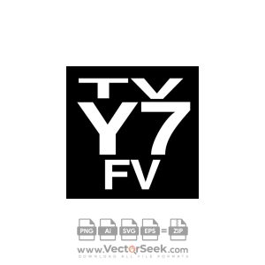 Tv Ratings Tv Y7 Fv Logo Vector