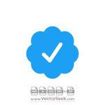 Twitter Verified Badge Logo Vector