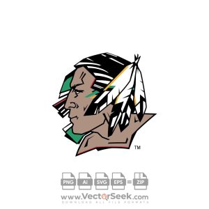 Und Fighting Sioux Logo Vector