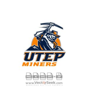 Utep Miners Logo Vector