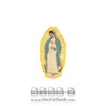 Virgen De Guadalupe Logo Vector