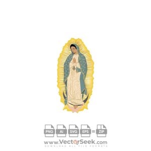 Virgen De Guadalupe Logo Vector