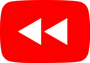 Youtube Back, Reverse, Rewind Icon Logo Vector