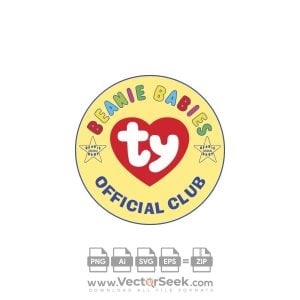 Beanie Babies Logo Vector