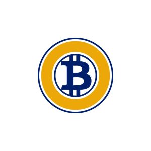 Bitcoin Gold (BTG) Logo Vector