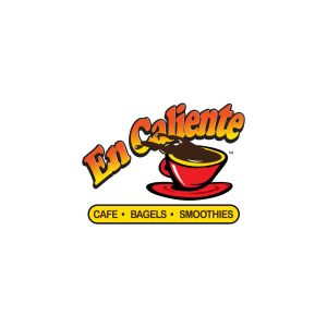 En Caliente Cafe Logo Vector