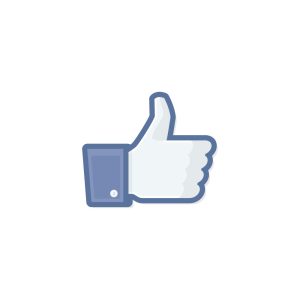 Old Facebook Like Icon Logo Vector