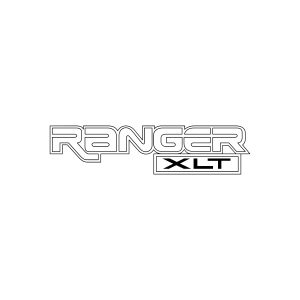 Ford Ranger Xlt Logo Vector 01