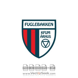 Fuglebakken KFUM Aarhus Logo Vector