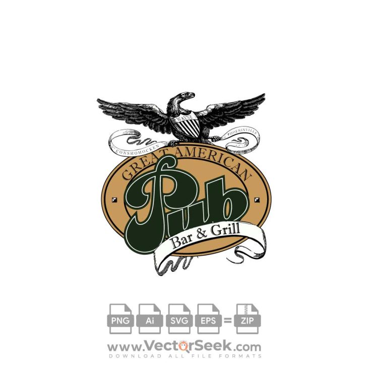 Great american Pub Logo Vector