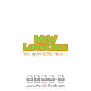 M&W Lawn Care Logo Vector