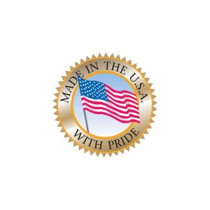 Made In USA Logo With Pride Vector