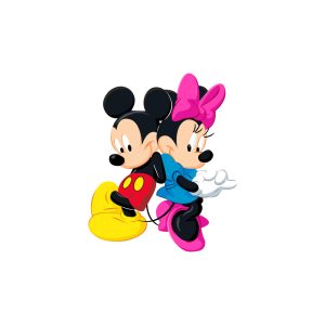 Mickey & Minnie Mouse Logo Vector