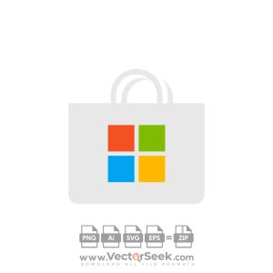 Microsoft Store Icon Logo Vector