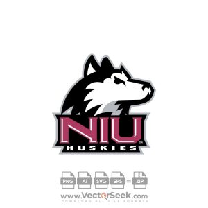 Niu Huskies Logo Vector