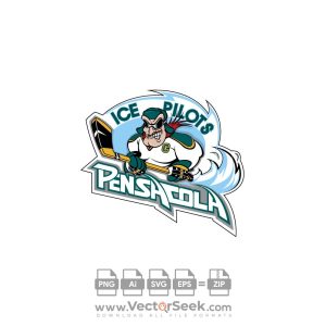 Pensacola Ice Pilots Logo Vector