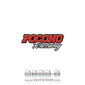 Pocono Raceway Logo Vector