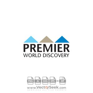 Premier World Discovery Logo Vector