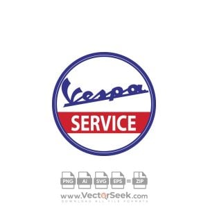 Vespa Service Logo Vector