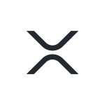 Xrp Symbol Black Logo Vector