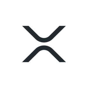 Xrp Symbol Black Logo Vector