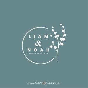 Event Planner with Botanical Logo Template